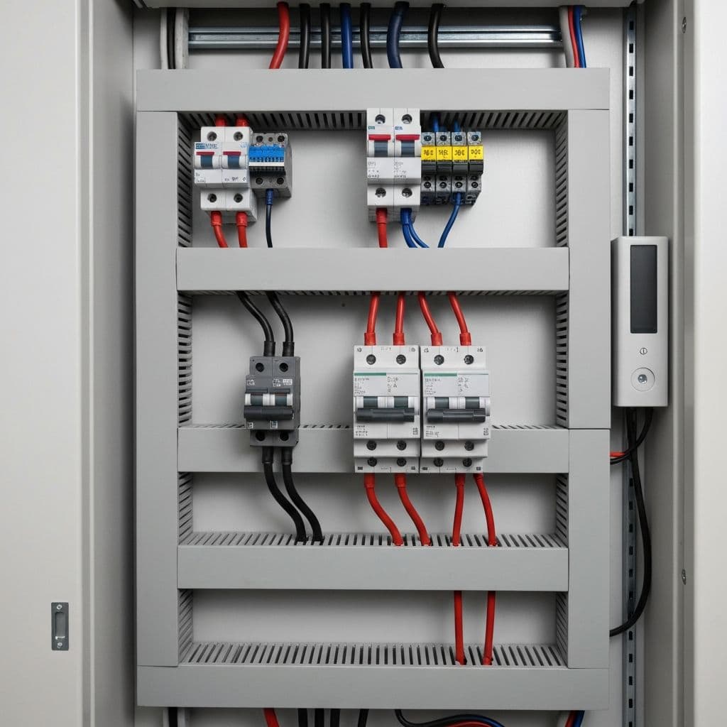 Industrial electrical panel for mining and plant installation